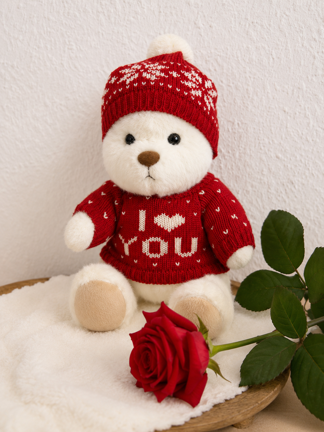 Love Teddy „I Love You“ (30 cm) | Geschenk & Dekoration