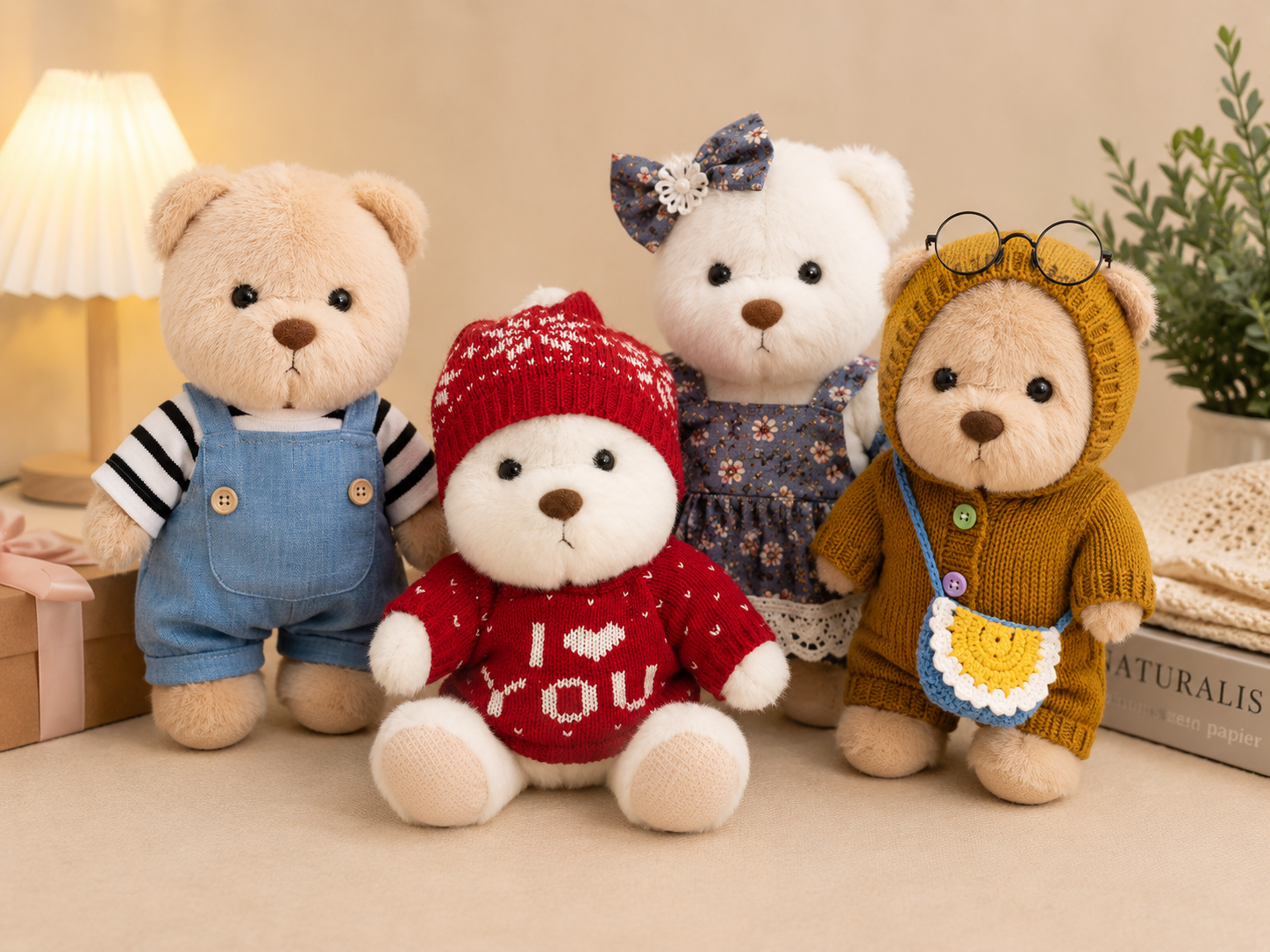 Love Teddy „I Love You“ (30 cm) | Geschenk & Dekoration