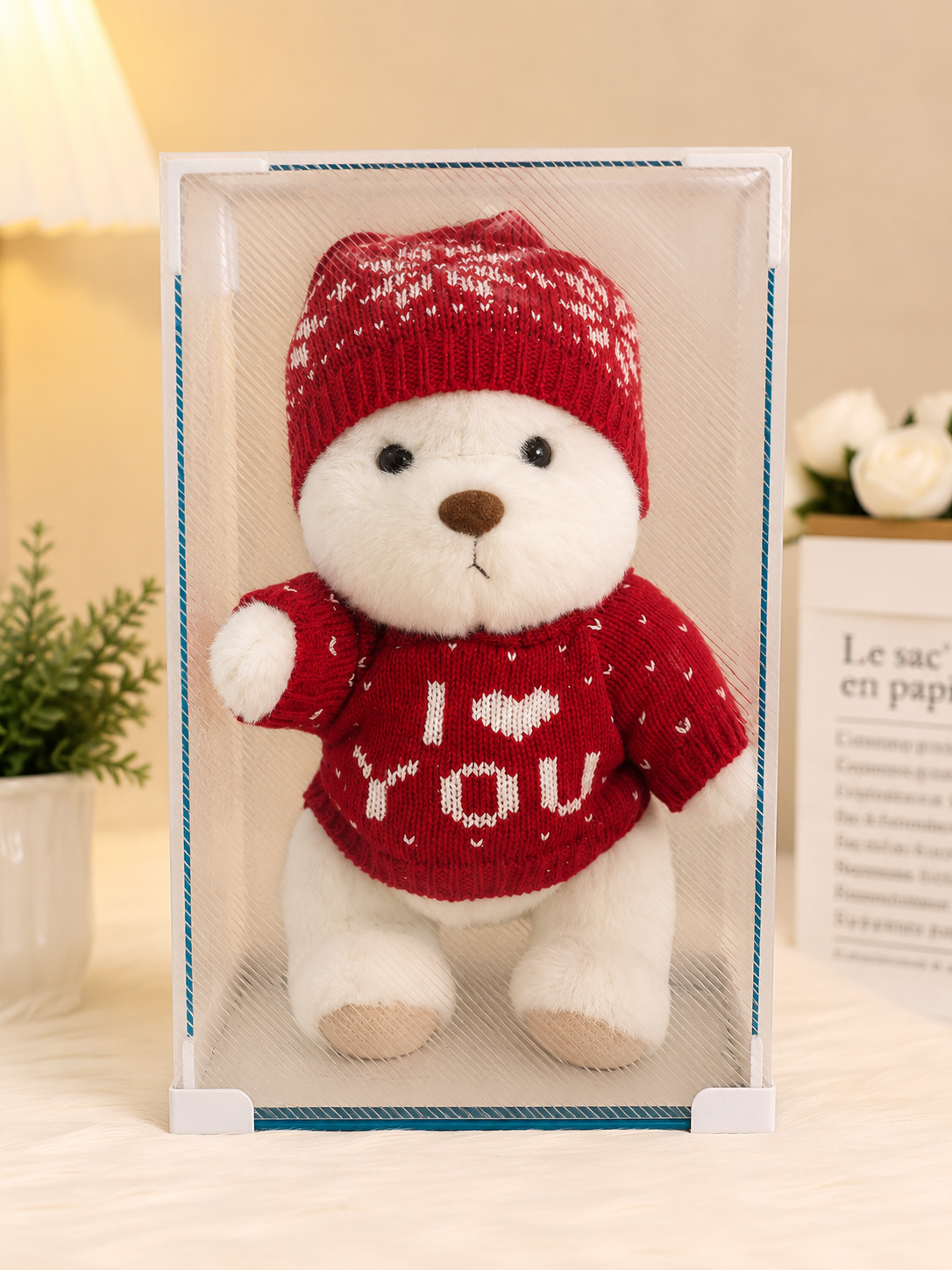 Love Teddy „I Love You“ (30 cm) | Geschenk & Dekoration