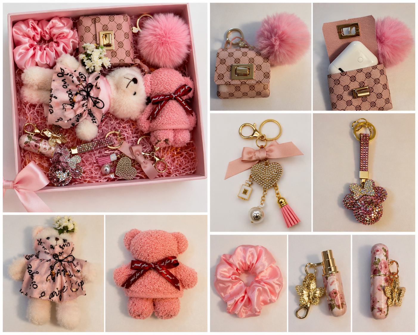 🌸 Mai Geschenkbox – Teddy & Glam Accessoires Set | Perfekte Geschenkidee - Little Gift Box