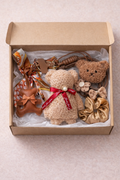 Little Teddy Geschenkbox – Cozy Brown | Elegantes Geschenkset - Little Gift Box