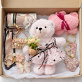 💖 Premium Pink Geschenkbox – Teddy & Glam Accessoires - Little Gift Box